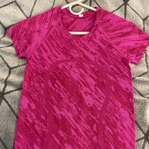 Lululemon Swiftly Tech Shirt Pow Pink/Ripened Raspberry